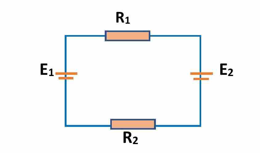 Circuit Diagram to explain KVL